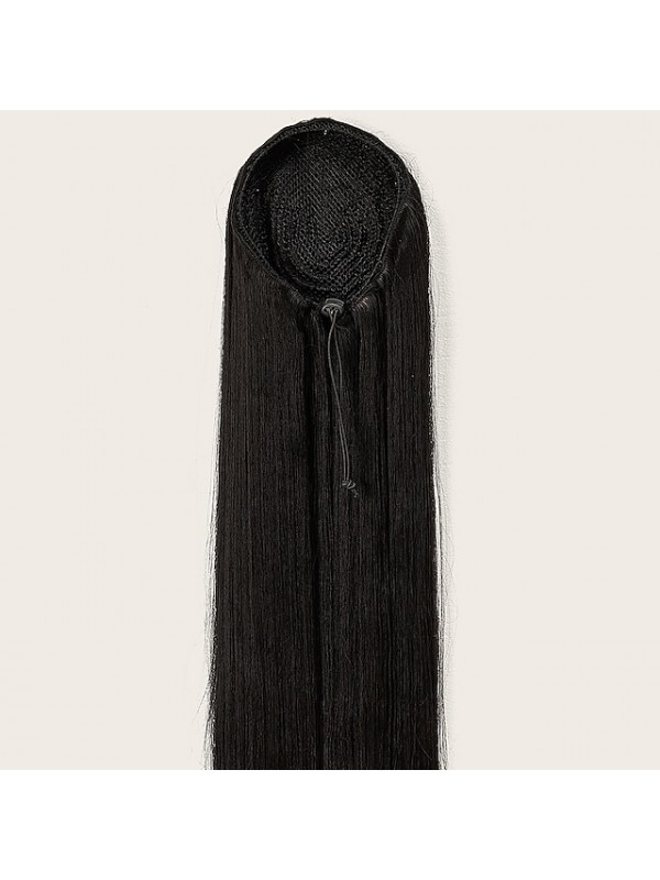 Long Straight Ponytail Hair piece Clip In Hair Extension Ponytail Wig Accessory for Women #8608490