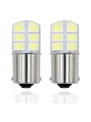 2PCS/lot 1156 P21W LED BA15S led 5050 12smd car led Bulbs lamp For Turn Signal Light brake Stop Parking DRL Light white light No error 12v #7752755