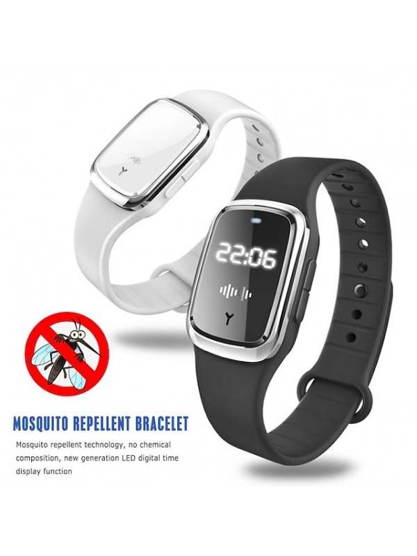 Ultrasonic Mosquito Repellent Bracelet Men Women Sport Watches Bracelet Activity tracker for Boys  Kids Women and Men Portable Smart Novelty Other Decorations #8559731