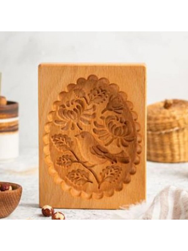 Cookie Mold Cracker Mold Wooden Carving Mold Gingerbread Cookie Mold #8801214