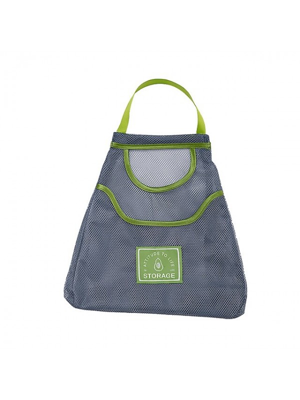 Hanging Reusable Storage Mesh Bag Vegetable Bag for Fruit,Garlics,Potatoes,Onions or Garbage Bag #8909217