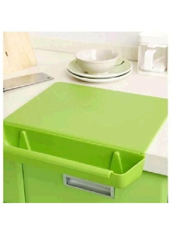 Cutting Board with Slot Kitchen Storage Household Antibacterial and Mildew Proof Daily Necessities Lazy Storage Artifact Creative Household Gadget #8739083