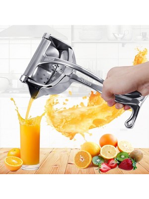 Silver Metal Manual Juicer Fruit Squeezer Juice Lemon Orange Press Household Multifunctional Kitchen Drinkware Supplies #8095528