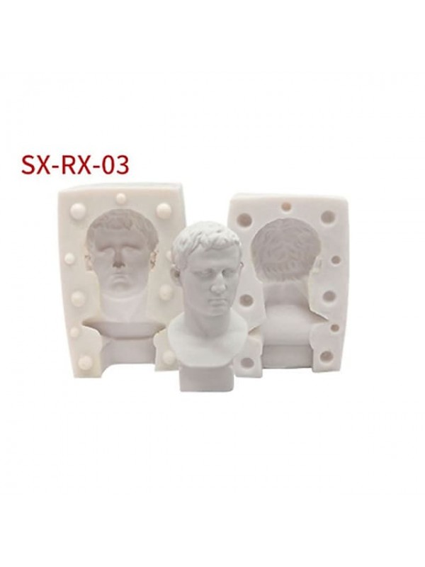 Cake Mold Ancient Greek Statue Silicone Mould Art David Marseille Venus Goddess Suit too for Making Plaster Aroma Candle #8108676