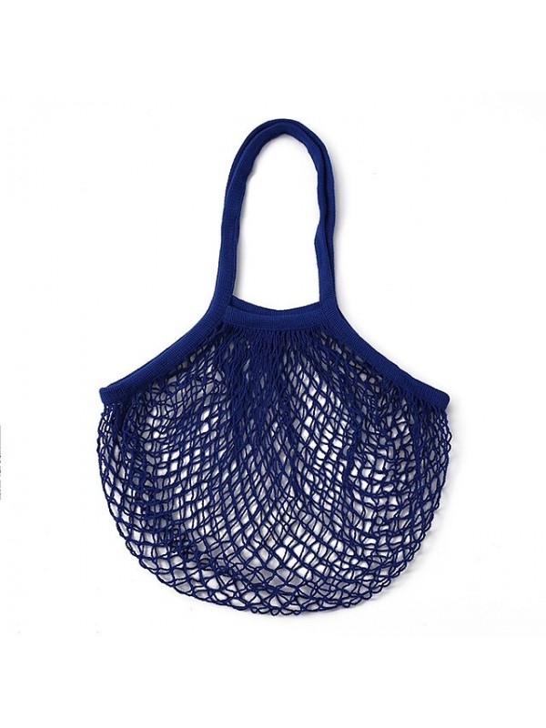 Portable Supermarket Shopping Bag Woven Mesh Pocket Fruit Bunch Mouth Mesh Storage Bag Reusable #9020760