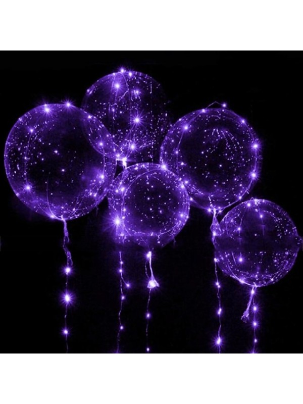 LED Balloon Luminous Party Wedding Supplies Dorm Party Decoration Transparent Bubble Decoration Birthday Wedding LED Balloons String Lights Christmas Gift #6963956