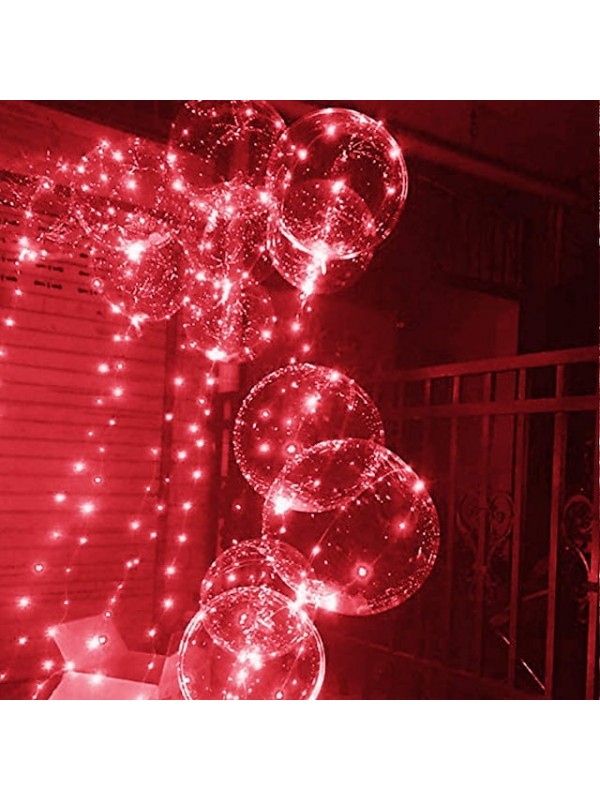 LED Balloon Luminous Party Wedding Supplies Dorm Party Decoration Transparent Bubble Decoration Birthday Wedding LED Balloons String Lights Christmas Gift #6963956