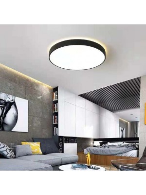 LED Ceiling Light Modern Round Geometric Shapes Flush Mount Lights Metal Sector Painted Finishes Contemporary Living Room Dining Room Bedroom 40cm 50cm 110-120V 220-240V #8711558