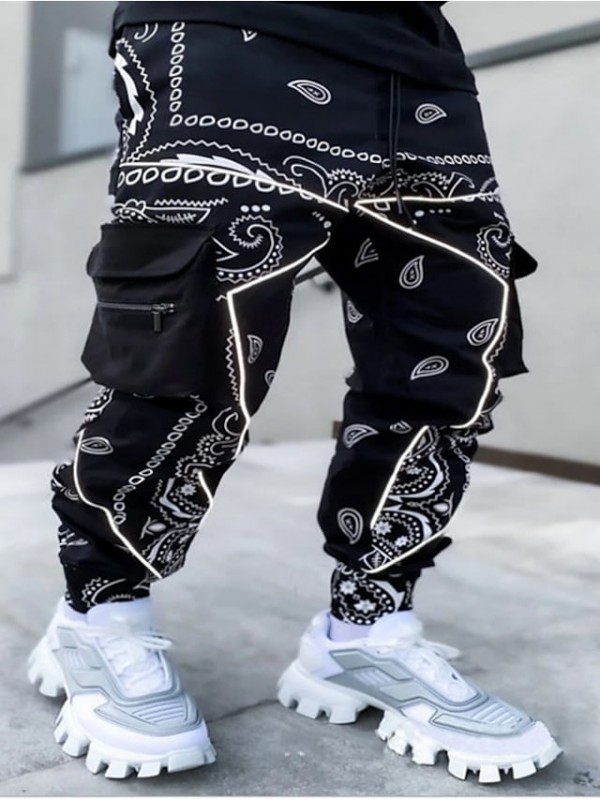 Men's Sporty Cargo Jogger Pants Tactical Cargo Drawstring Elastic Waist Multiple Pockets Full Length Pants Daily Sports Micro-elastic Graphic Breathable Quick Dry Mid Waist ArmyGreen Blue Black Wine #8645184