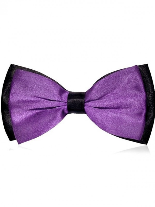 Men's Party / Work Bow Tie - Jacquard / Solid Colored #8627700