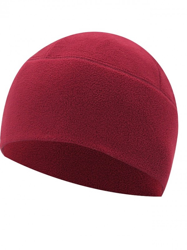 Men's Simple Beanie / Slouchy Street Daily Outdoor Pure Color Pure Color Hat Windproof Warm Breathable / Fall / Winter #8927745