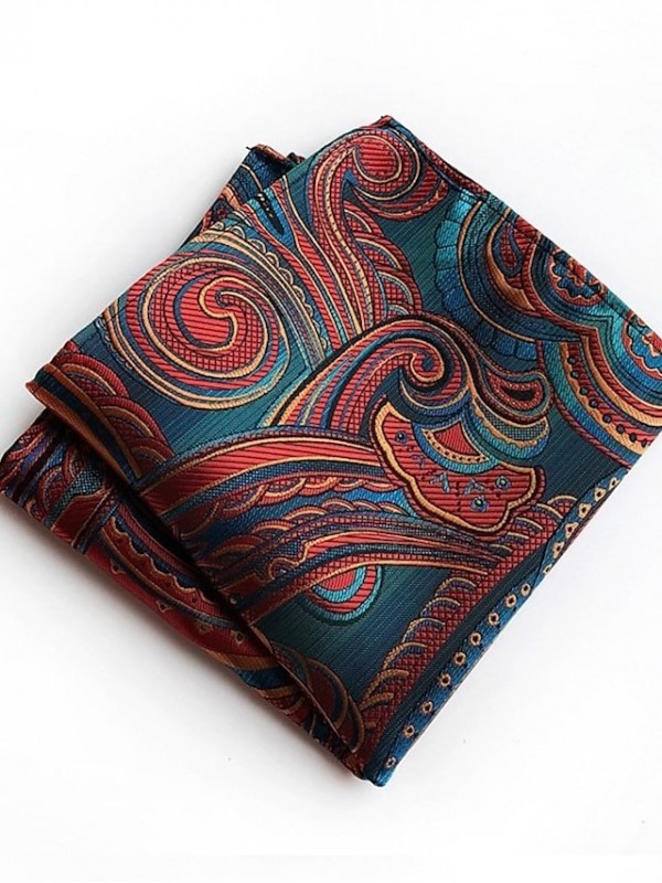 Men's Work Pocket Squares - Striped #8627159