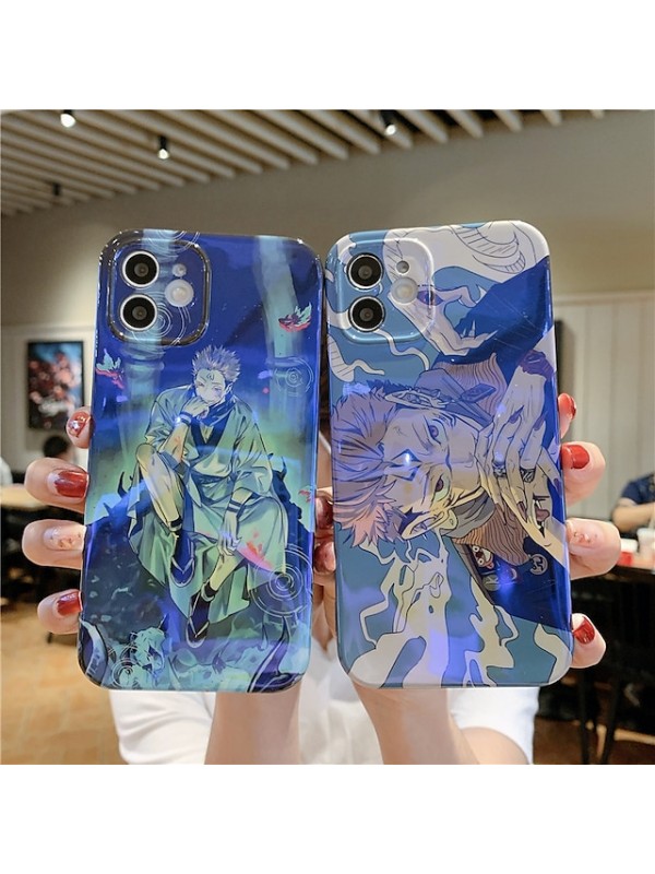 Jujutsu Kaisen Phone Case For Back Cover iPhone 12 Pro Max 11 SE 2020 X XR XS Max 8 7 Shockproof Dustproof Cartoon TPU #8593823