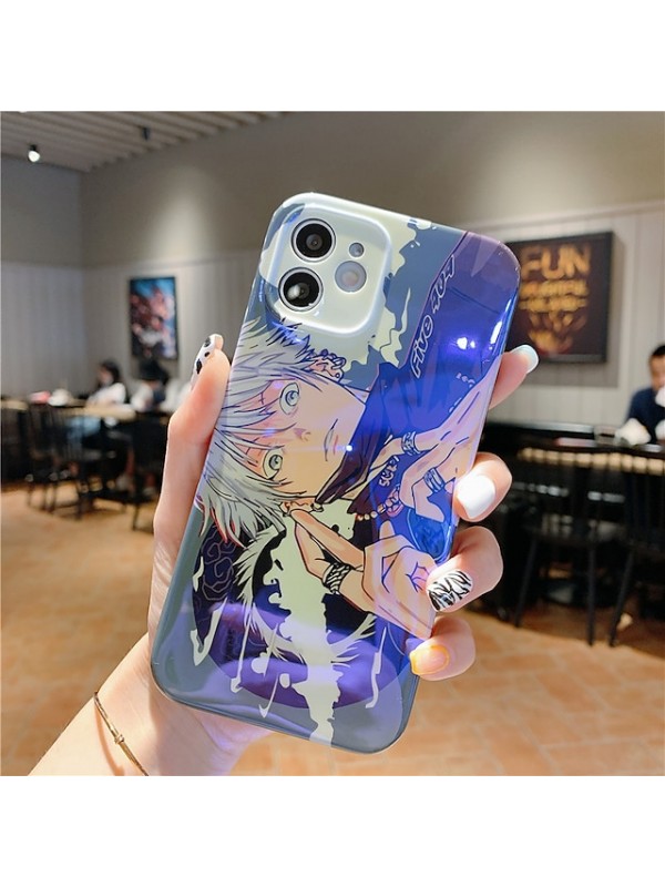 Jujutsu Kaisen Phone Case For Back Cover iPhone 12 Pro Max 11 SE 2020 X XR XS Max 8 7 Shockproof Dustproof Cartoon TPU #8593823