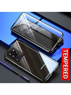 360 Protection Double sided Glass Metal Magnet Adsorption Protective Case for Samsung Galaxy S21 S20 Ultra Plus A72 A52 A42 A32 Note 20 Ultra #8177751