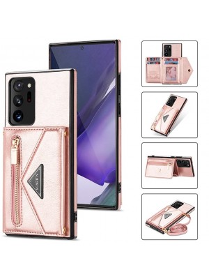 Phone Case For Samsung Galaxy Back Cover S21 S21 Plus S21 Ultra Galaxy A52 Galaxy A72 Galaxy A12 S20 S20 Plus S20 ultra S20 FE 5G Wallet Card Holder Shockproof Solid Colored PU Leather #8759994