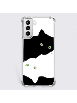 Cat Phone Case For Samsung Galaxy S22 S21 S20 Plus Ultra FE Unique Design Protective Case Shockproof Dustproof Back Cover TPU #9021394