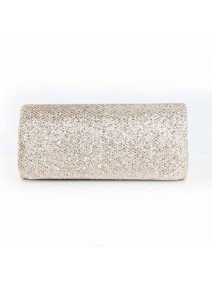 Women's Bridal Purse Clutch Evening Bag Glitter Shine Evening Party Formal Date Black Gold #8873575