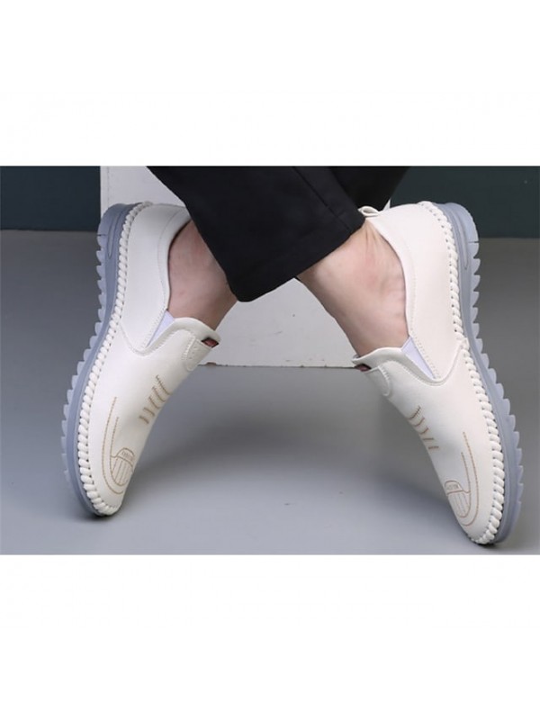 summer hollow casual leather shoes men's soft surface handmade driving shoes 2021 new dad shoes men's white shoes #8565023