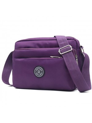 Women's 2022 Messenger Bag Crossbody Bag Nylon Solid Colored Daily Going out Black Purple Dark Blue #8563143