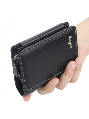 Men's Unisex Retro Wallet PU Leather Solid Color Daily Formal Office & Career Dark Brown Black Coffee #8768710