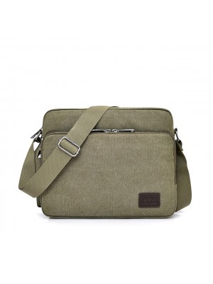 Men's Unisex Canvas Bag Messenger Bag Crossbody Bag Canvas Zipper Daily Blue Black Gray Army Green #8921831