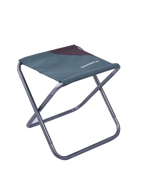 Camping Stool Portable Ultra Light (UL) Multifunctional Foldable Oxford 7075 Aluminium Alloy for 1 person Fishing Beach Camping Traveling Autumn / Fall Winter Dark Green Coffee / Breathable #8534668