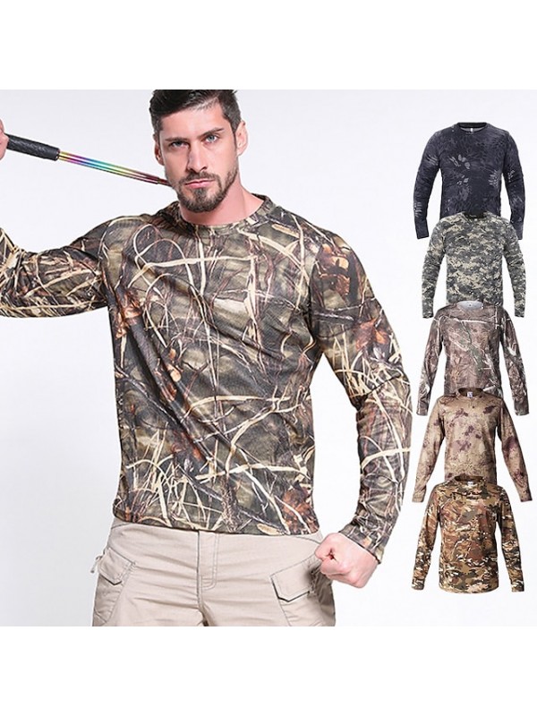 men's doss cabin long sleeve camo tee, 3x-large, realtree edge #8167669