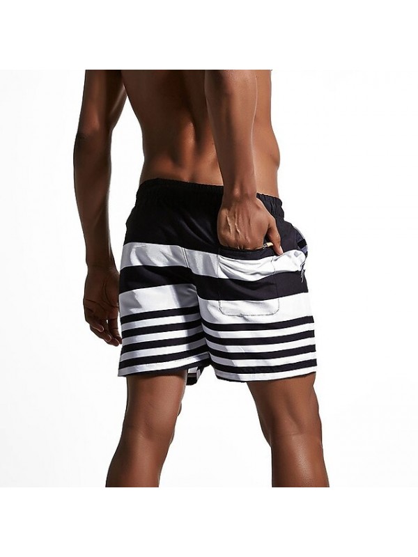 Men's Swim Shorts Swim Trunks Board Shorts Bottoms UV Sun Protection Micro-elastic Drawstring - Swimming Surfing Beach Water Sports Patchwork Spring Summer #7238930