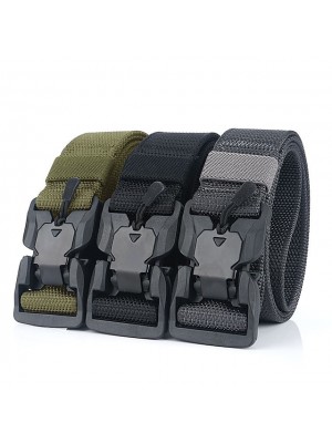 Men's Military Tactical Belt Breathable Wearable Protective for Solid Colored Camo Nylon Fall Spring Summer #8541872