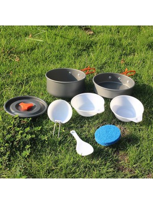 bump 1-2 people outdoor pot set/camping pot set/portable combination pot set/picnic camping pot set wh200 #8981025