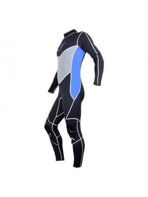 YON SUB Men's Full Wetsuit 3mm Diving Suit Long Sleeve Diving Solid Colored Winter #5988664