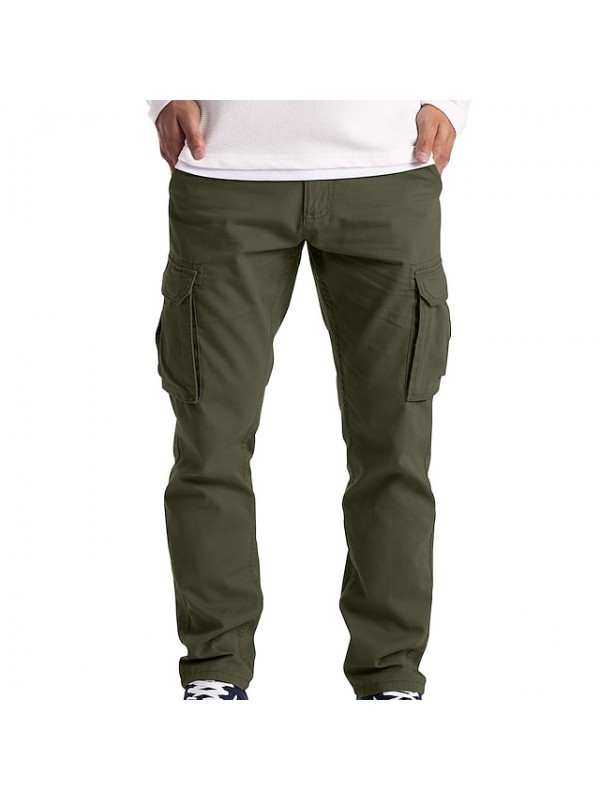 Men's Work Pants Hiking Cargo Pants Hiking Pants Trousers Military Summer Outdoor Ripstop Breathable Quick Dry Lightweight Cotton Pants / Trousers Bottoms Blue Black Grey khaki Dark Grey Camping #8996708