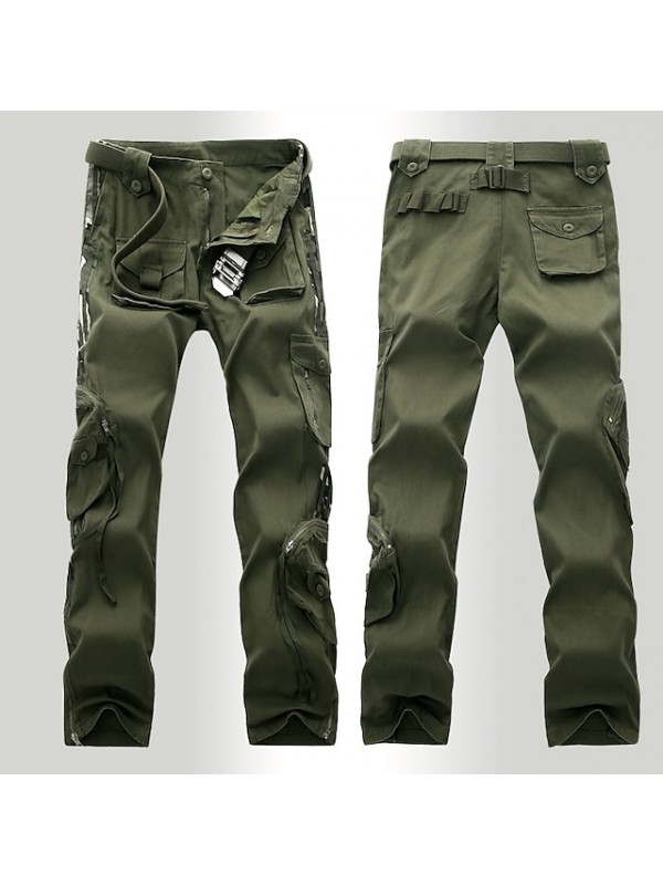 Women's Work Pants Hiking Cargo Pants Tactical Cargo Pants Military Summer Outdoor Breathable Quick Dry Lightweight Multi Pockets Cotton Pants / Trousers Bottoms Iron Gray dark grey camouflage Black #8995919