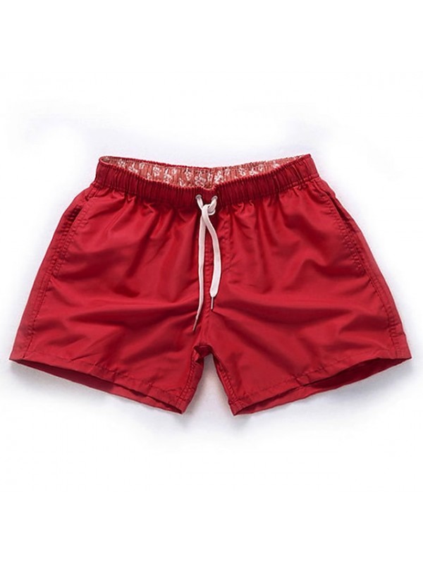 Men's Swim Shorts Swim Trunks Bottoms Quick Dry Breathable Micro-elastic Drawstring - Swimming Water Sports Solid Colored Summer #7983509