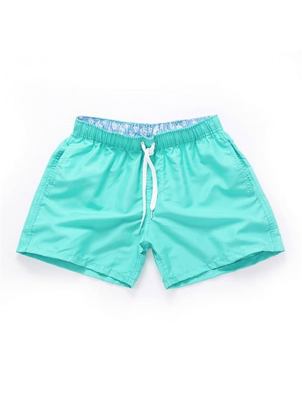 Men's Swim Shorts Swim Trunks Bottoms Quick Dry Breathable Micro-elastic Drawstring - Swimming Water Sports Solid Colored Summer #7983509