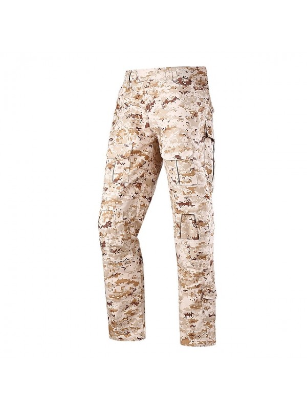 Men's Camouflage Hunting Pants Tactical Pants Ripstop Windproof Breathable Quick Dry Winter Autumn Camo / Camouflage Bottoms for Camping / Hiking Hunting Combat Jungle camouflage Black camouflage ACU #8777489