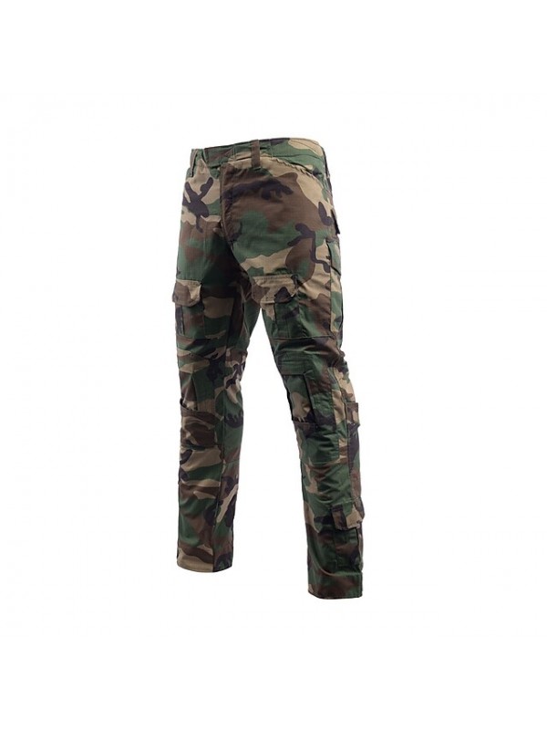 Men's Camouflage Hunting Pants Tactical Pants Ripstop Windproof Breathable Quick Dry Winter Autumn Camo / Camouflage Bottoms for Camping / Hiking Hunting Combat Jungle camouflage Black camouflage ACU #8777489