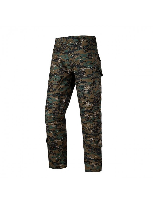 Men's Camouflage Hunting Pants Tactical Pants Ripstop Windproof Breathable Quick Dry Winter Autumn Camo / Camouflage Bottoms for Camping / Hiking Hunting Combat Jungle camouflage Black camouflage ACU #8777489