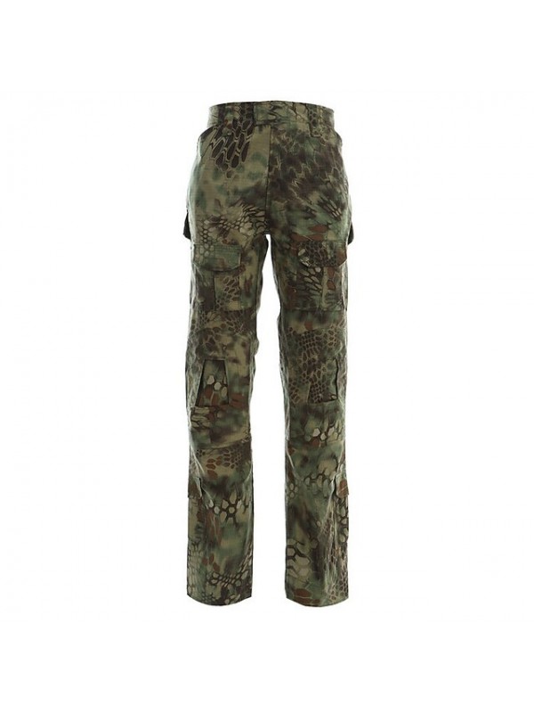 Men's Camouflage Hunting Pants Tactical Pants Ripstop Windproof Breathable Quick Dry Winter Autumn Camo / Camouflage Bottoms for Camping / Hiking Hunting Combat Jungle camouflage Black camouflage ACU #8777489