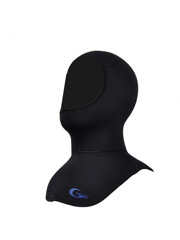 5MM Neoprene Scuba Diving Hood With Shoulder Winter Keep Warm Hat Caps Spearfishing Snorkeling Equipment Wetsuit Hood #7998069