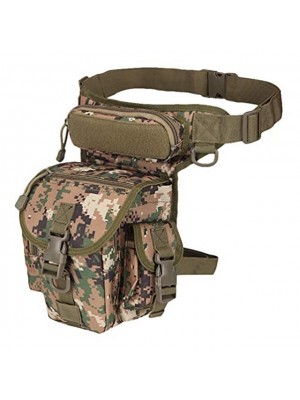 tactical molle drop leg bag military waist bag, hip and thigh bag multi-purpose waterproof motorbike photography biker camera tool bag fanny pack thigh strap cycling hiking jungle digital #8805929