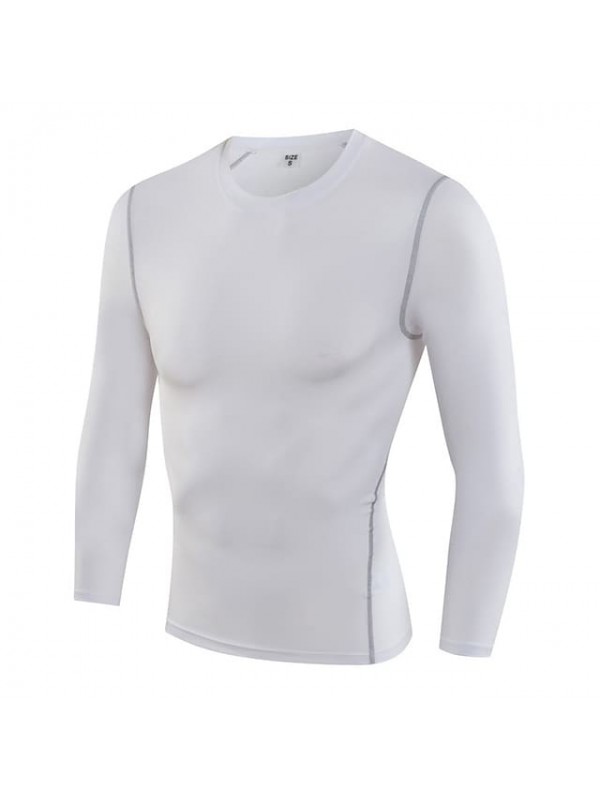 Men's Ski Base Layer Outdoor Autumn / Fall Quick Dry Top for Outdoor Exercise Multisport Back Country / Winter / Elastane #6386954