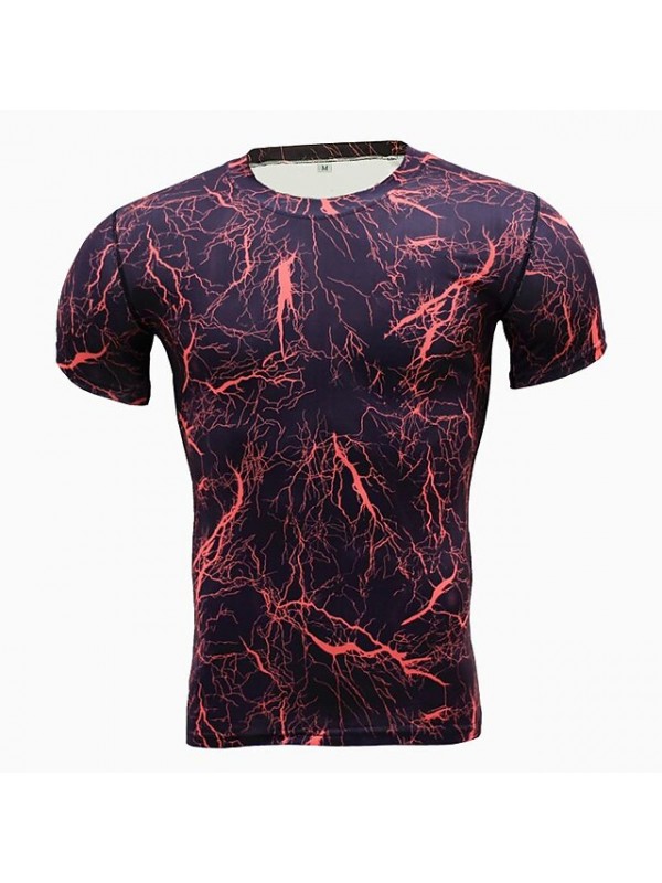 short-sleeved tights fitness clothing men's sports cool outdoor camouflage clothing sweat-absorbing quick-drying basketball running t-shirt #9022421