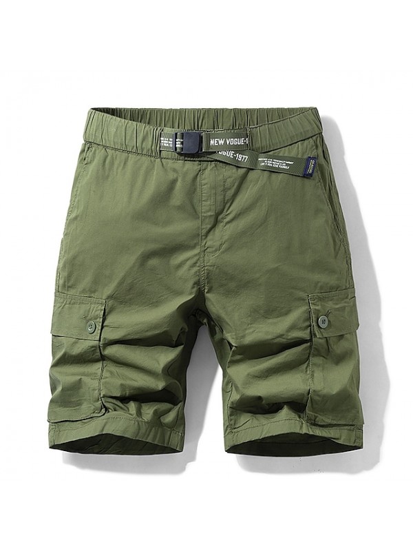 Men's Hiking Shorts Hiking Cargo Shorts Summer Outdoor 10" Ripstop Quick Dry Multi Pockets Breathable Cotton Knee Length Bottoms Army Green Grey Khaki Black Work Hunting Fishing 28 29 30 31 32 #8586330