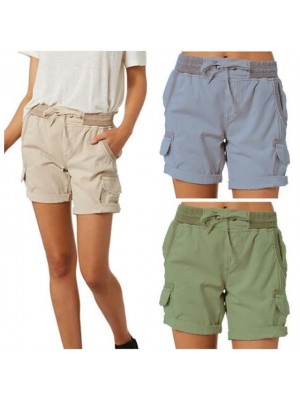 Women's Hiking Cargo Shorts Hiking Shorts Summer Outdoor Breathable Quick Dry Lightweight Shorts Bottoms Light Blue Dark Khaki grey blue turmeric Green Camping / Hiking / Caving S M L XL 2XL #9001266