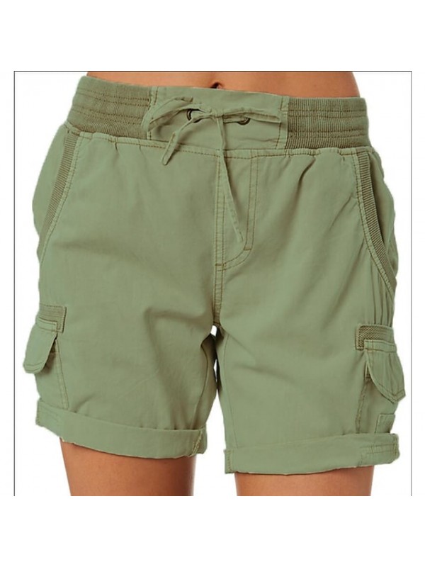 Women's Hiking Cargo Shorts Hiking Shorts Summer Outdoor Breathable Quick Dry Lightweight Shorts Bottoms Light Blue Dark Khaki grey blue turmeric Green Camping / Hiking / Caving S M L XL 2XL #9001266