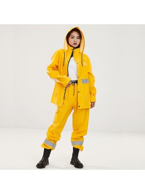 Raincoats Rainpants Rainstorm Suits Thickened Takeaway Rides Motorcycle Long Ponchos #9023571