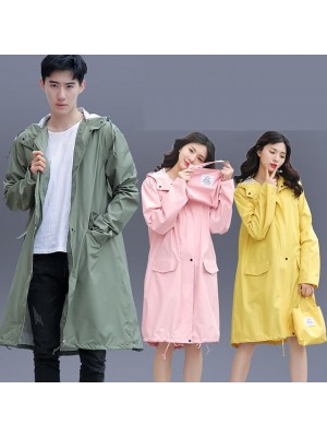 Rainproof Adult Raincoat Women's Jacket Fashion Hiking Full Body Long Windbreaker Poncho Men #9022825