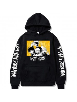 Inspired by Jujutsu Kaisen Yuji Itadori Fushiguro Megumi Kugisaki Nobara Anime Cartoon Polyster Print Harajuku Graphic Kawaii Hoodie For Men's / Women's #8789917